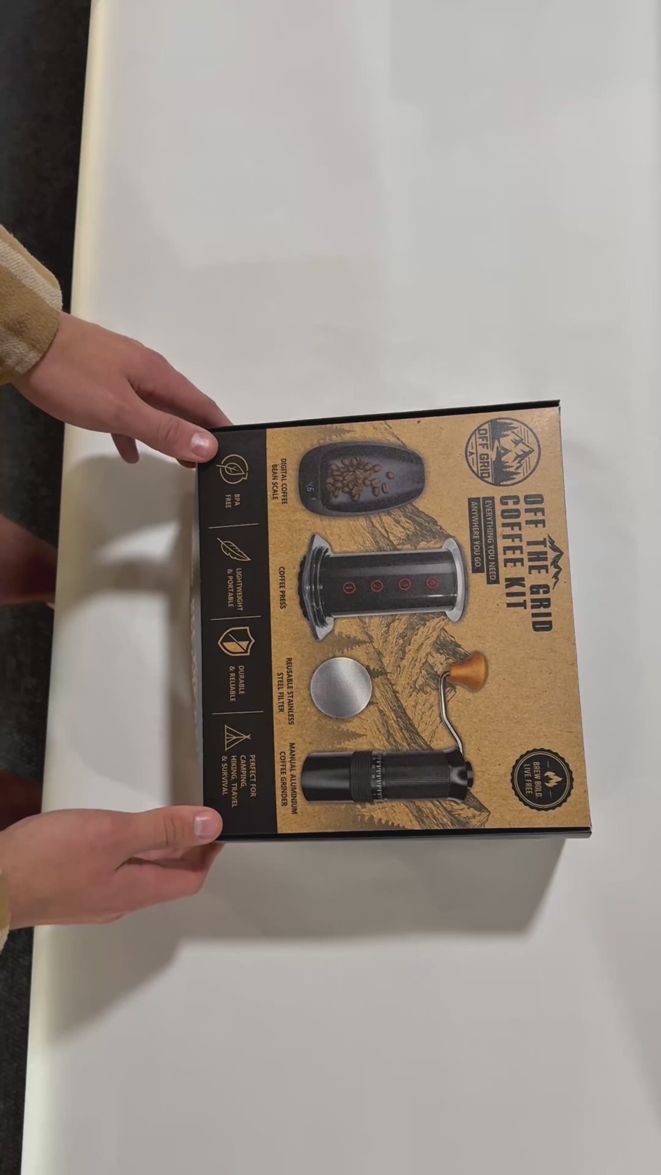 Travel Bag/Gift Set For Coffee Kit